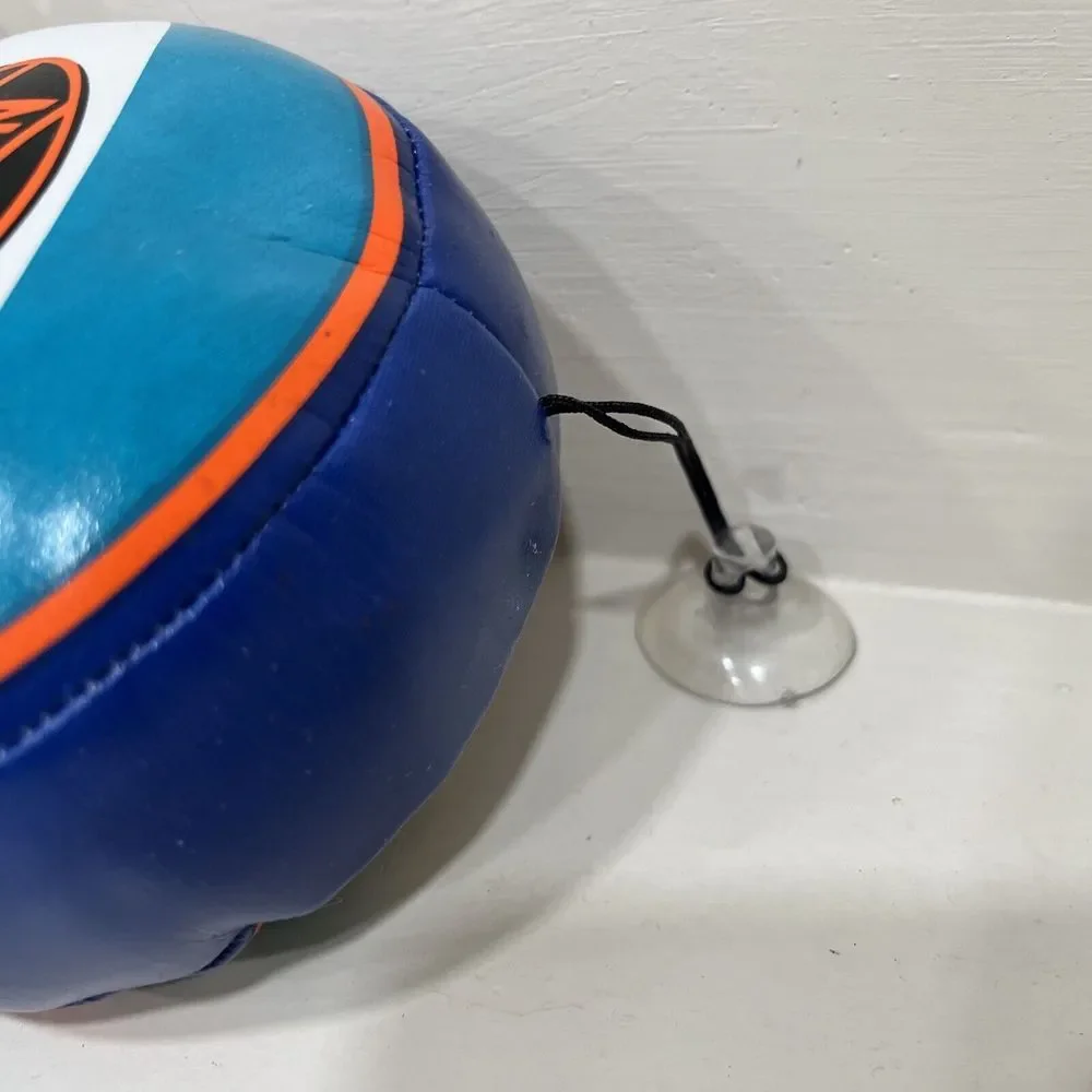 VINTAGE 1991 New York Islanders Plush Hockey Puck Suction Window Car Hanger NHL